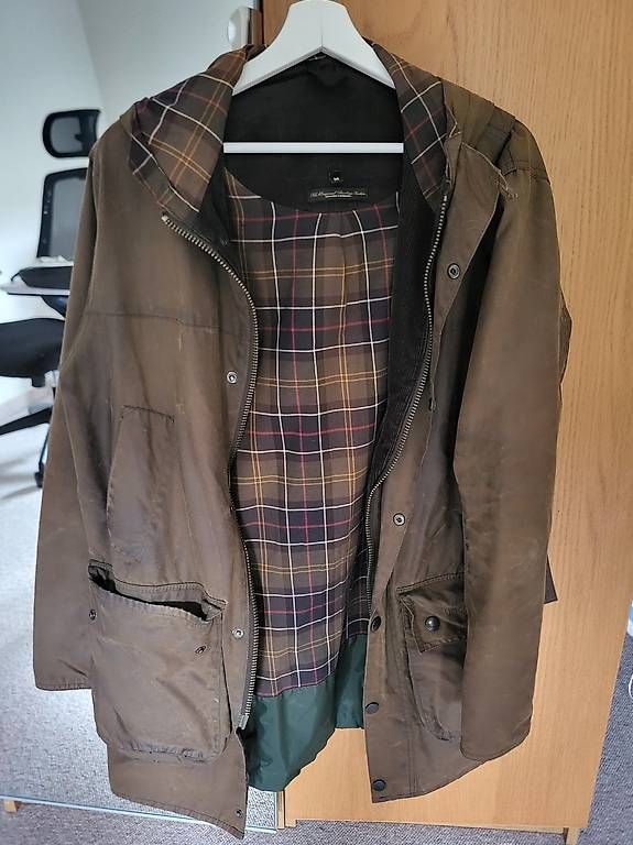 Mäntel: Barbour A621 Wax Parka Medium – Gebraucht aus Zürich von nikostr