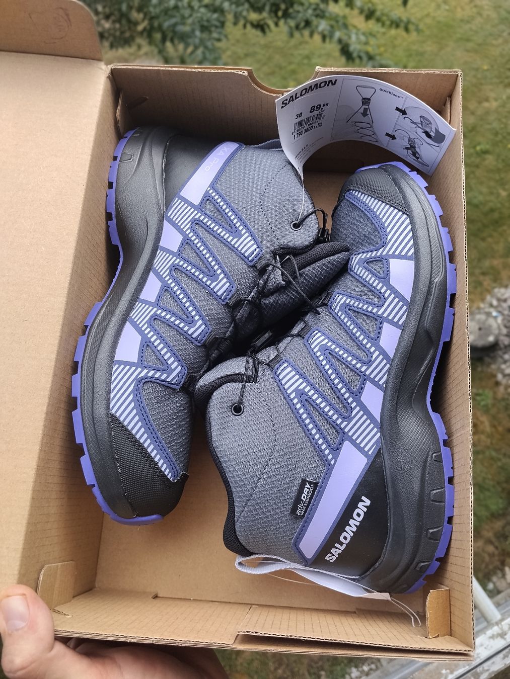 Salomon Scarpe da uomo: Salomon XA Pro V8 Mid WP wanderschuhe.Neu. – Nuovo e nell'imballaggio originale da Brügg BE venduto da obm_fs8d 6
