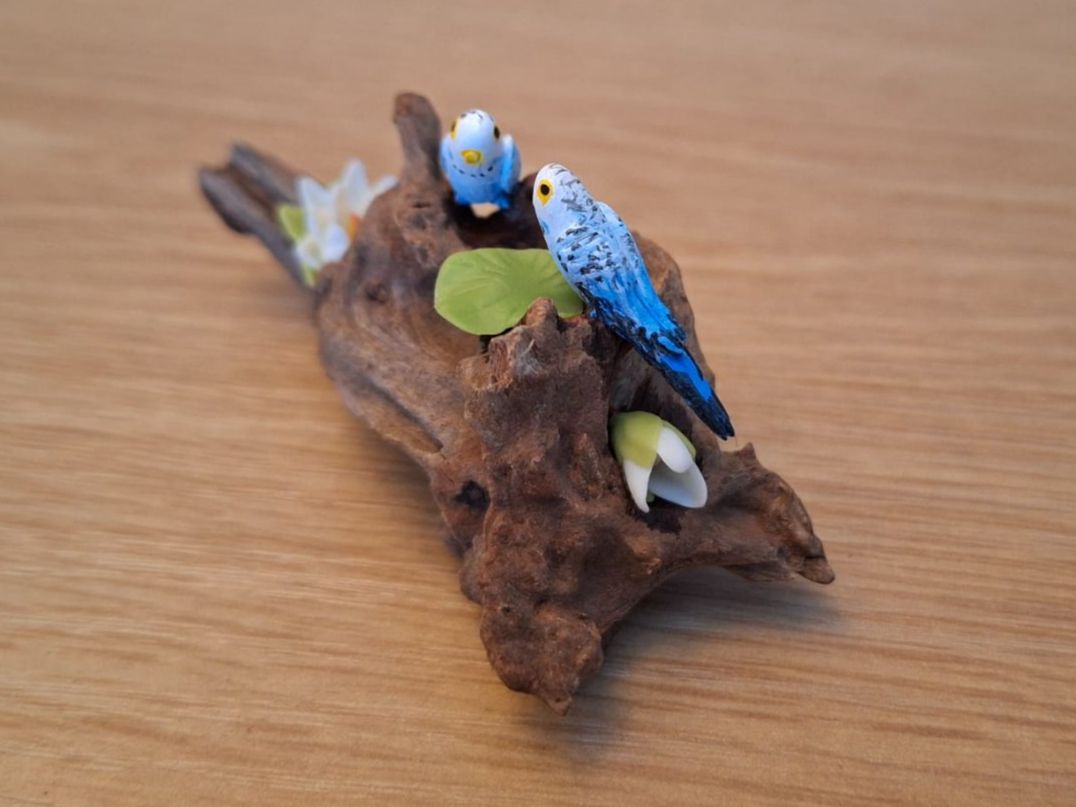 Case e mobili per bambole: Vogel Diorama, Miniaturen, Setzkasten – Nuovo (secondo la descrizione) da Zürich venduto da HandmadeTinyFood 1