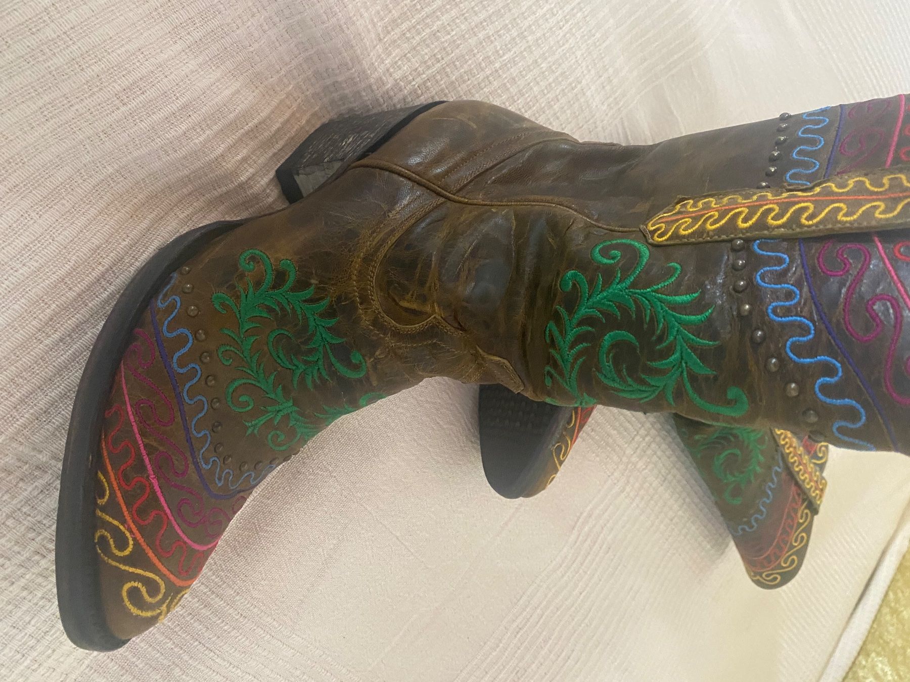 Mexicana Damenschuhe: Handbestickte Mexicana Boots Damenstiefel – Gebraucht aus Gstaad von sabinereber 7