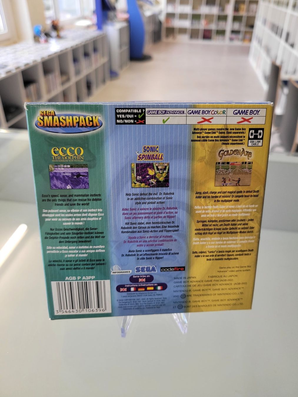 Giochi: Sega Smashpack (GBA) – Usato da Uezwil venduto da -Retrogames- 1