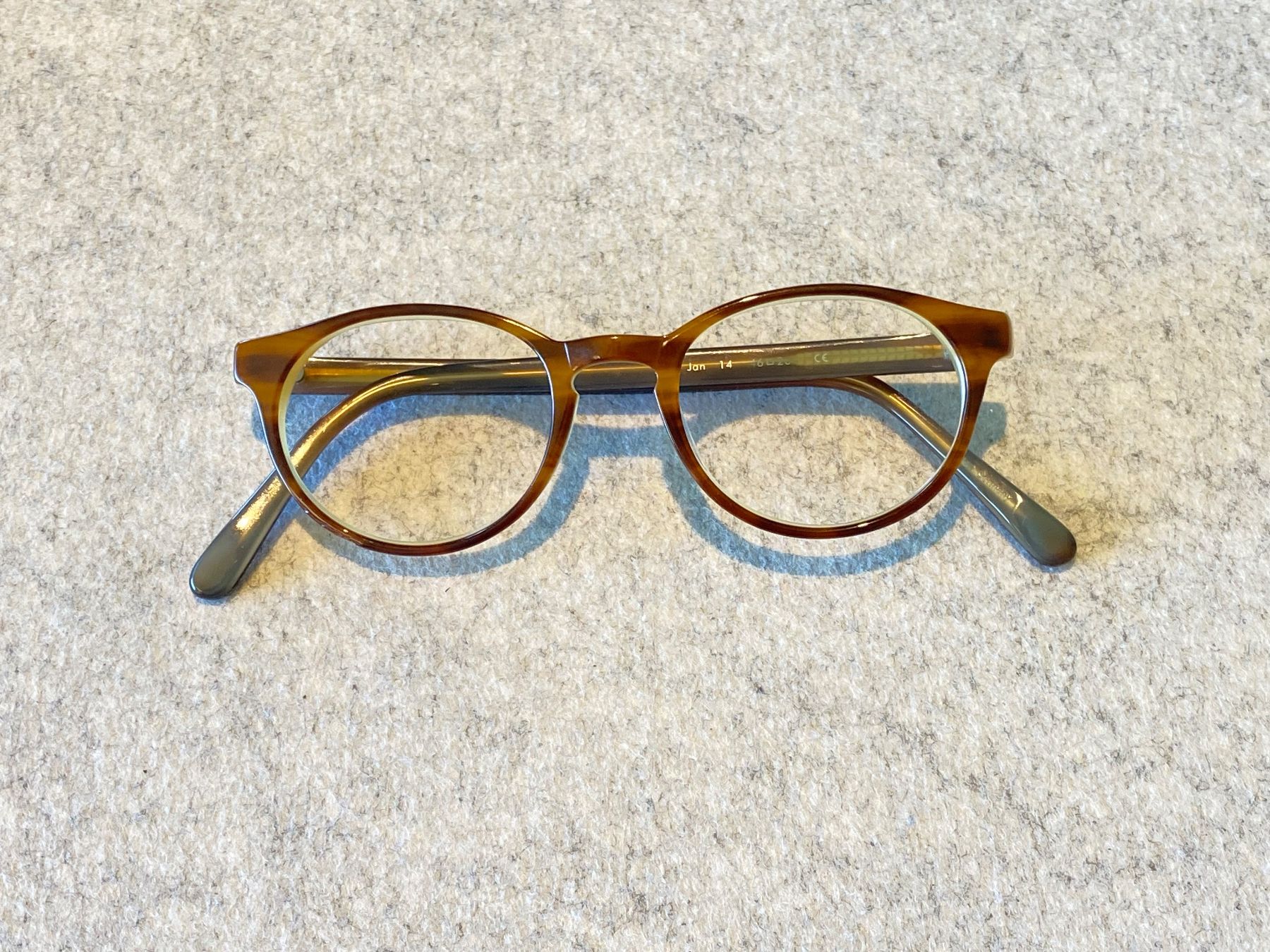 Brillen & Gläser: Hamburg Eyeware - Modell JAN - Braun, hell 46/19 – Gebraucht aus Herrliberg von Julianopie 7