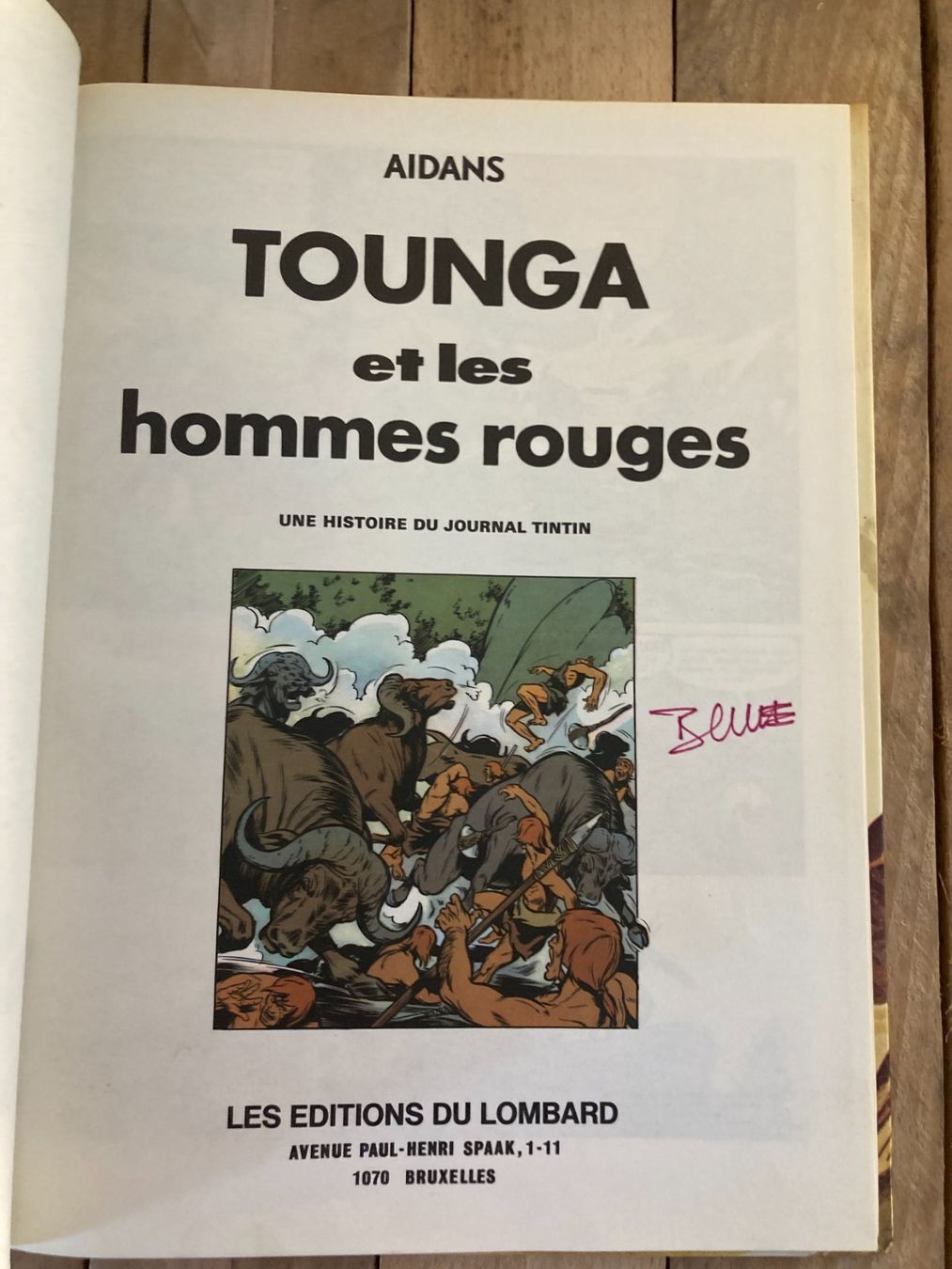 Fumetti: AIDANS-TOUNGA-Et les hommes rouges – Usato da vaumarcus venduto da Nicolasorel 3