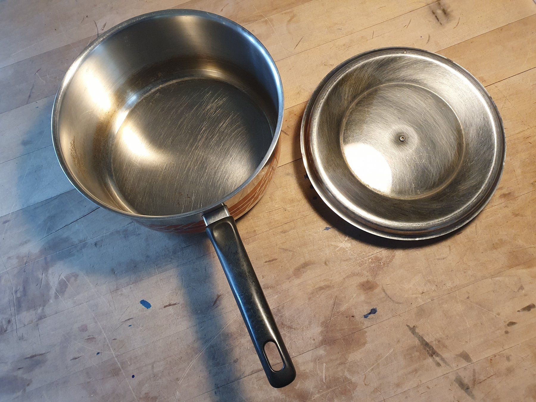 Padelle: Chromstahlpfanne eingriffig 23 cm – Usato da Zürich venduto da loosebone 2
