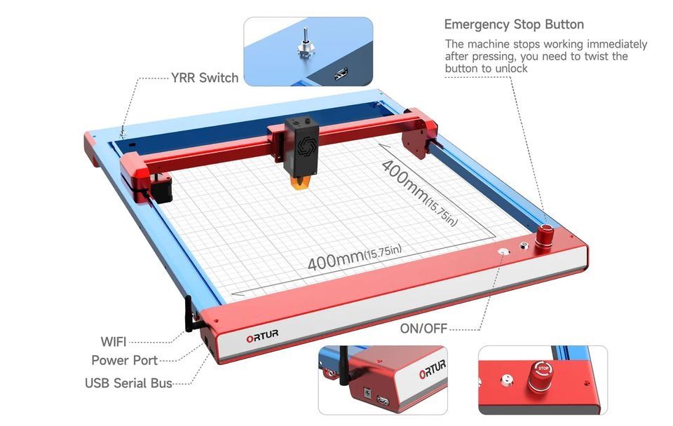 Toutes les machines: Sonderedition Ortur OLM3 Laser – Neuf avec emballage d'origine à Zug par OrturMullerMac 4