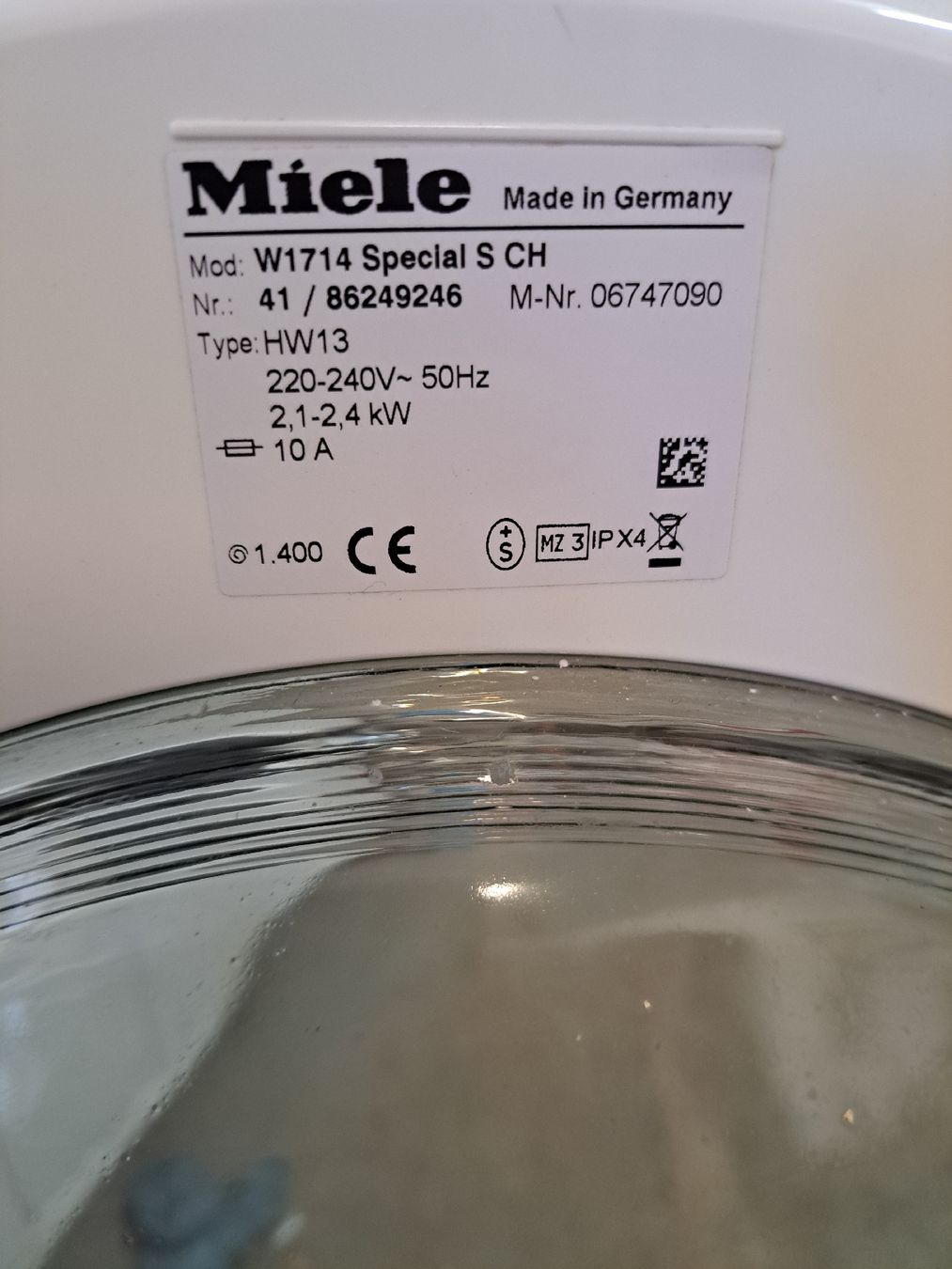 Miele Lavatrici: Lave-linge Miele W1714 Special S CH – Usato da Matran venduto da Liptec750 2