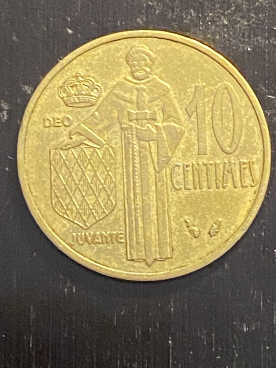 Tutti le monete: Principauté de Monaco, 50 & 10 centimes 1962 & 1982 – Usato da Corsier-sur-Vevey venduto da Ginoarturo
