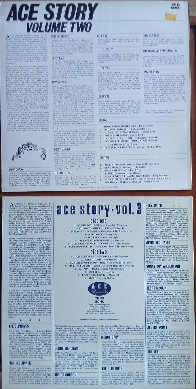 Schallplatten: LP - ACE records / volume 2 & 3 – Gebraucht aus Lausanne von Soulbrother 1