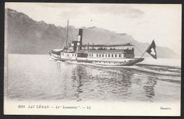 Lac Léman Dampfschiff Lausanne