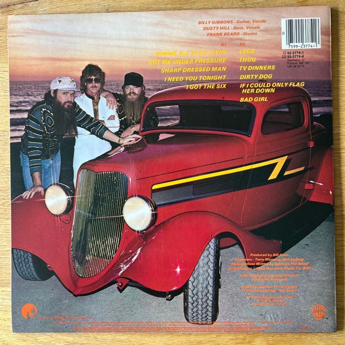Schallplatten: ZZ Top - Eliminator / 1. D-Press. 1983 - TOP – Gebraucht aus Gais von soundcave57 1
