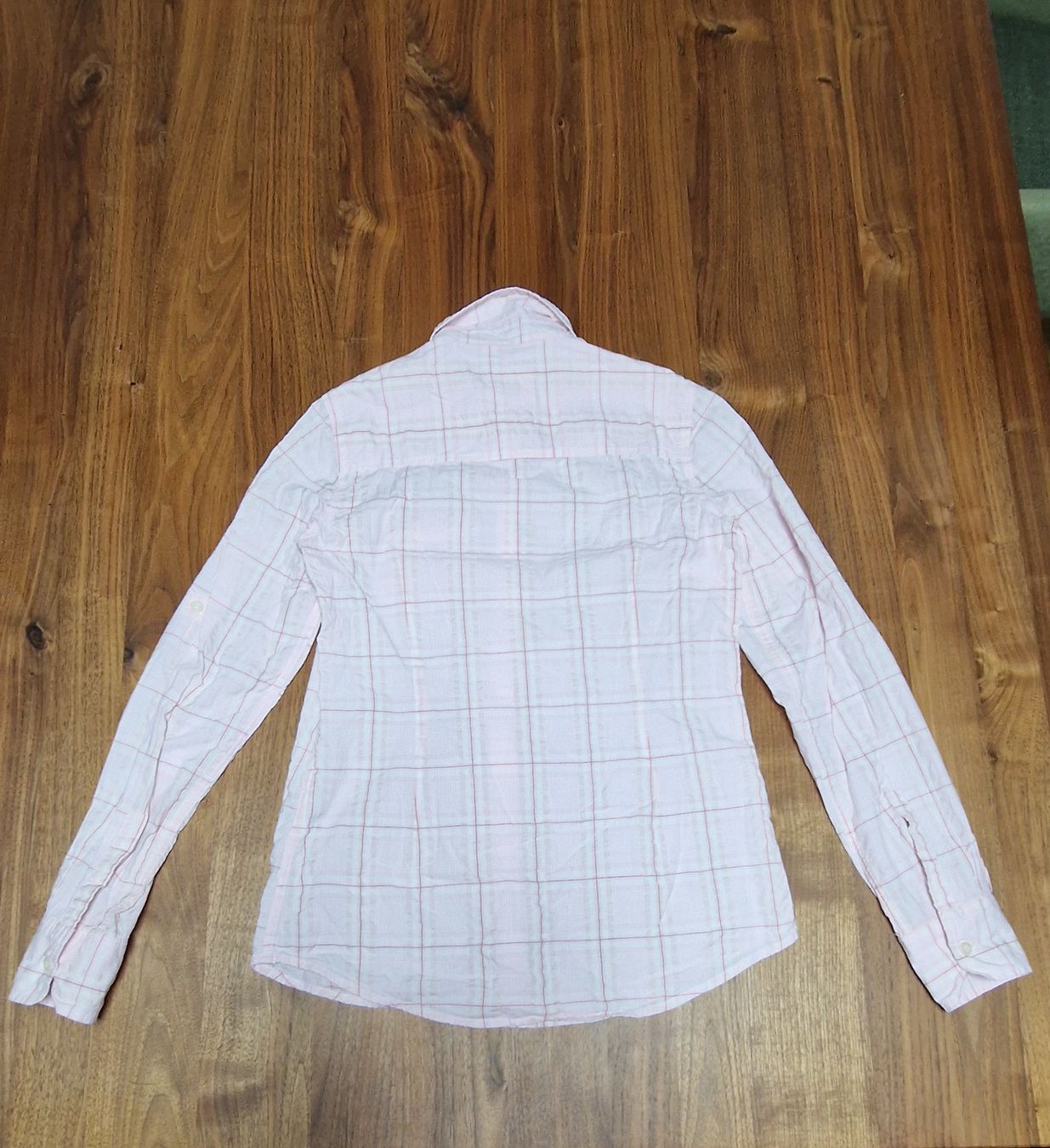 H&M Blusen: H&M Hemd (Gr. 36 / rosa kariert) – Gebraucht aus Hettlingen von _.ch_ 1