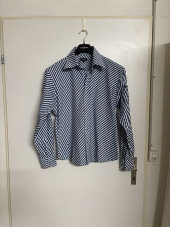 Herren Hemd SERGIO Grösse XL blau gestreift guter Zustand