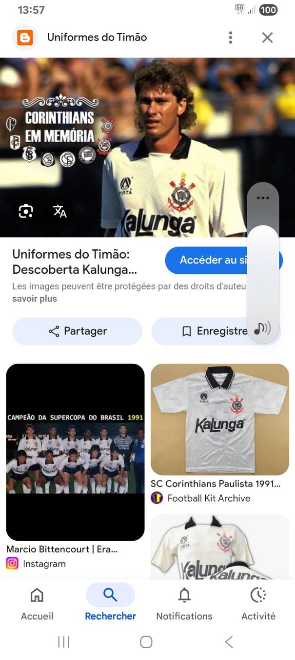 Canottiere & Pantaloni: Corinthians Sao Paulo original 1991 – Usato da Neuchâtel venduto da den_7x9p 2