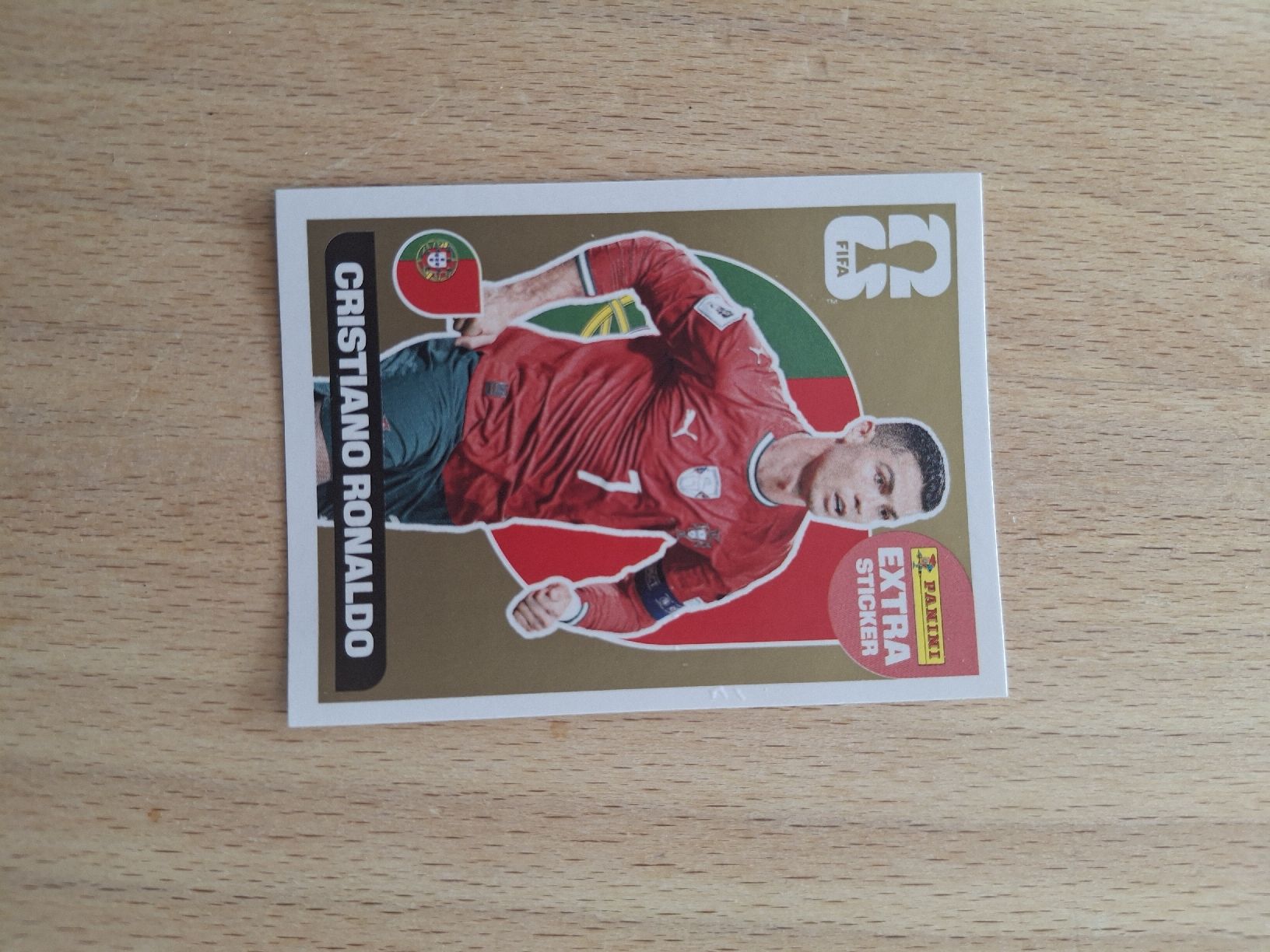 Panini Carte collezionabili: Extra Sticker Cristiano Ronaldo Gold-Version WM 2026 – Nuovo (secondo la descrizione) da Rumlikon venduto da Schnaeppchenkoenigin