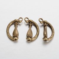 Anhänger Laute drehbar antik Bronze