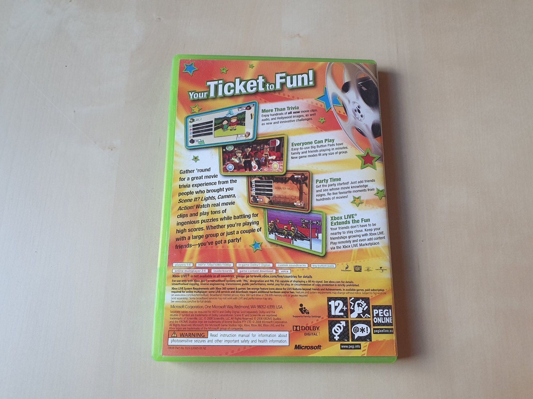Microsoft Giochi: Scene it? Box Office Smash – Usato da Stansstad venduto da collectorsshop 1