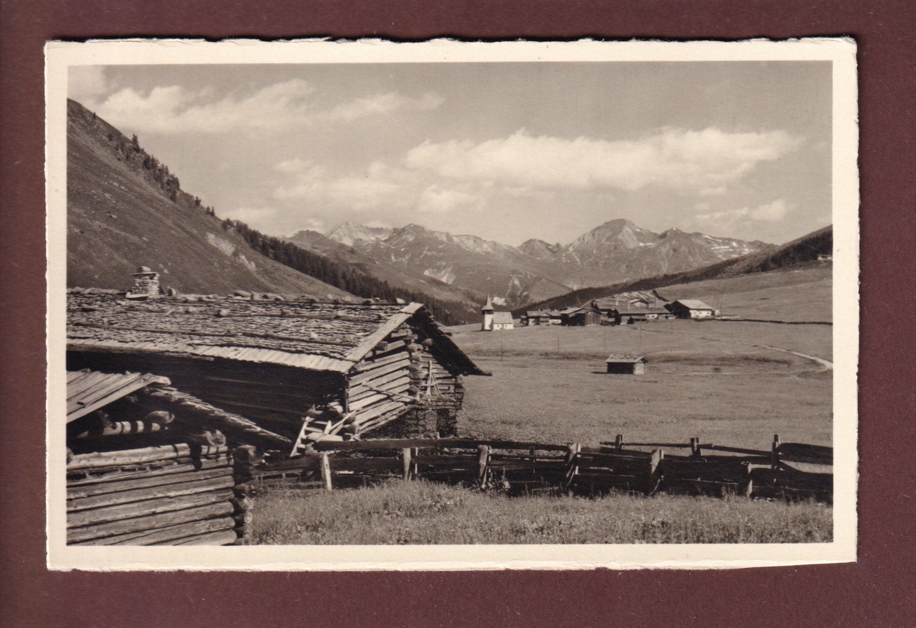 Cartoline postali: DAVOS - Sertig-Dörfli - 1962 – Usato da Pully venduto da nicecards