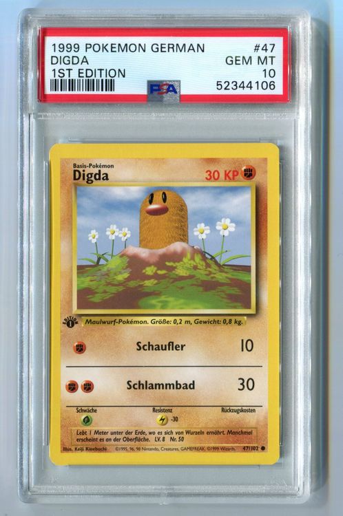 PSA 10 Digda 47/102 Basis Set 1.Edition Deutsch (Neu (gemäss ...