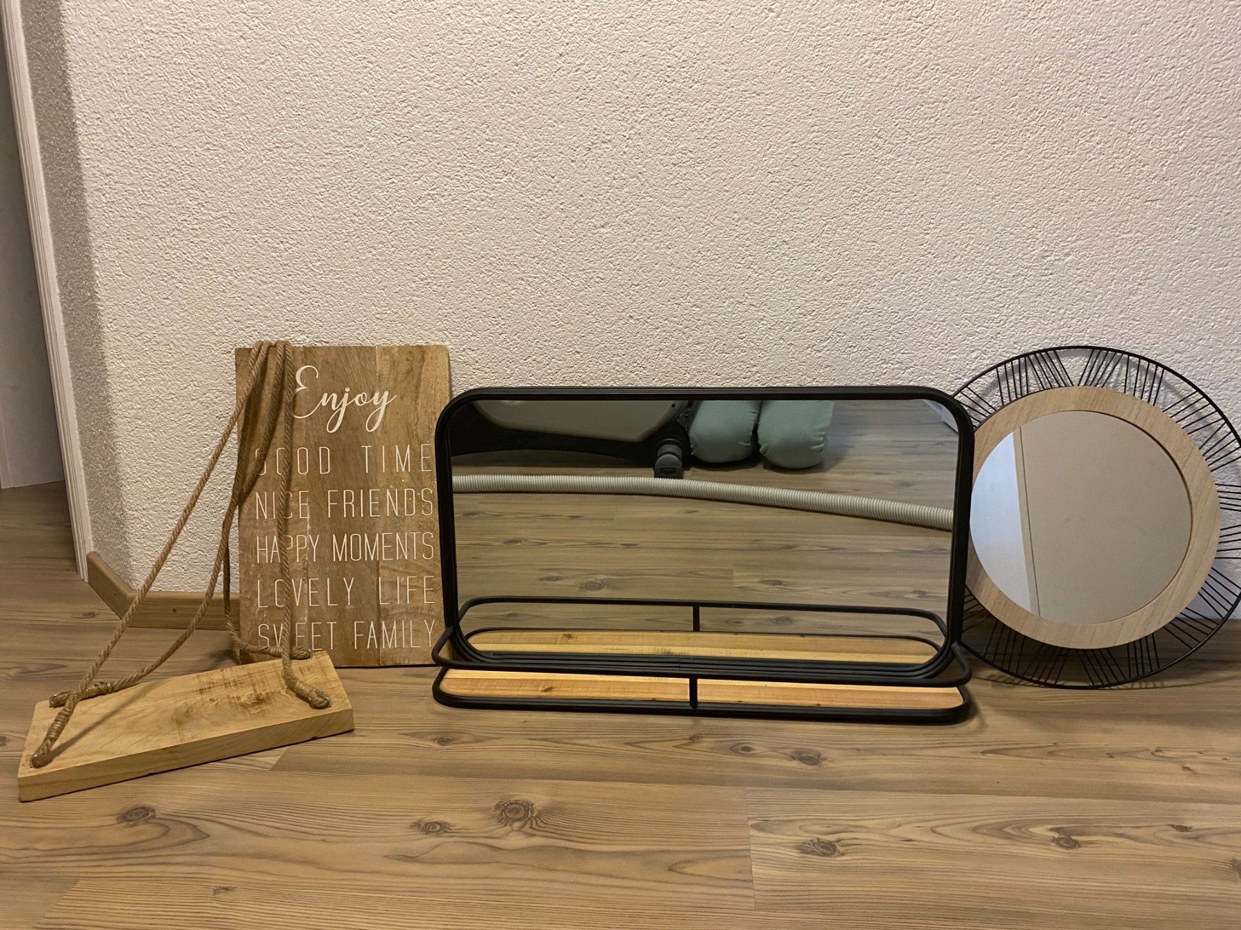 Specchi: Déco Maison: Miroirs design, balançoire, tableau bois. – Usato da Roches BE venduto da gibus123