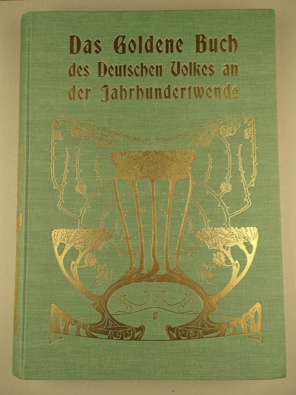 Bücher: DAS GOLDENE BUCH DES DEUTSCHEN VOLKES – Gebraucht aus Grüningen von Kartensammler