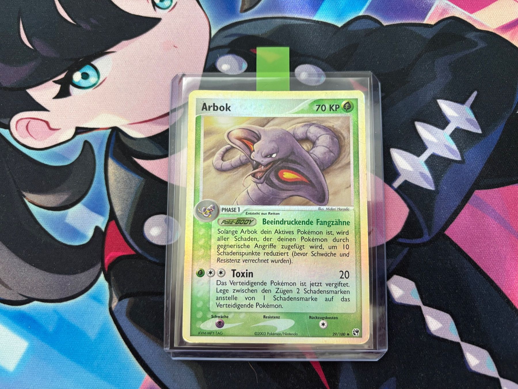 Pokémon Sammelbilder & Trading cards: 2003 POKEMON Arbok Reverse Holo EX Sandsturm 29 – Gebraucht aus Wilen (Sarnen) von Seeungeheuer