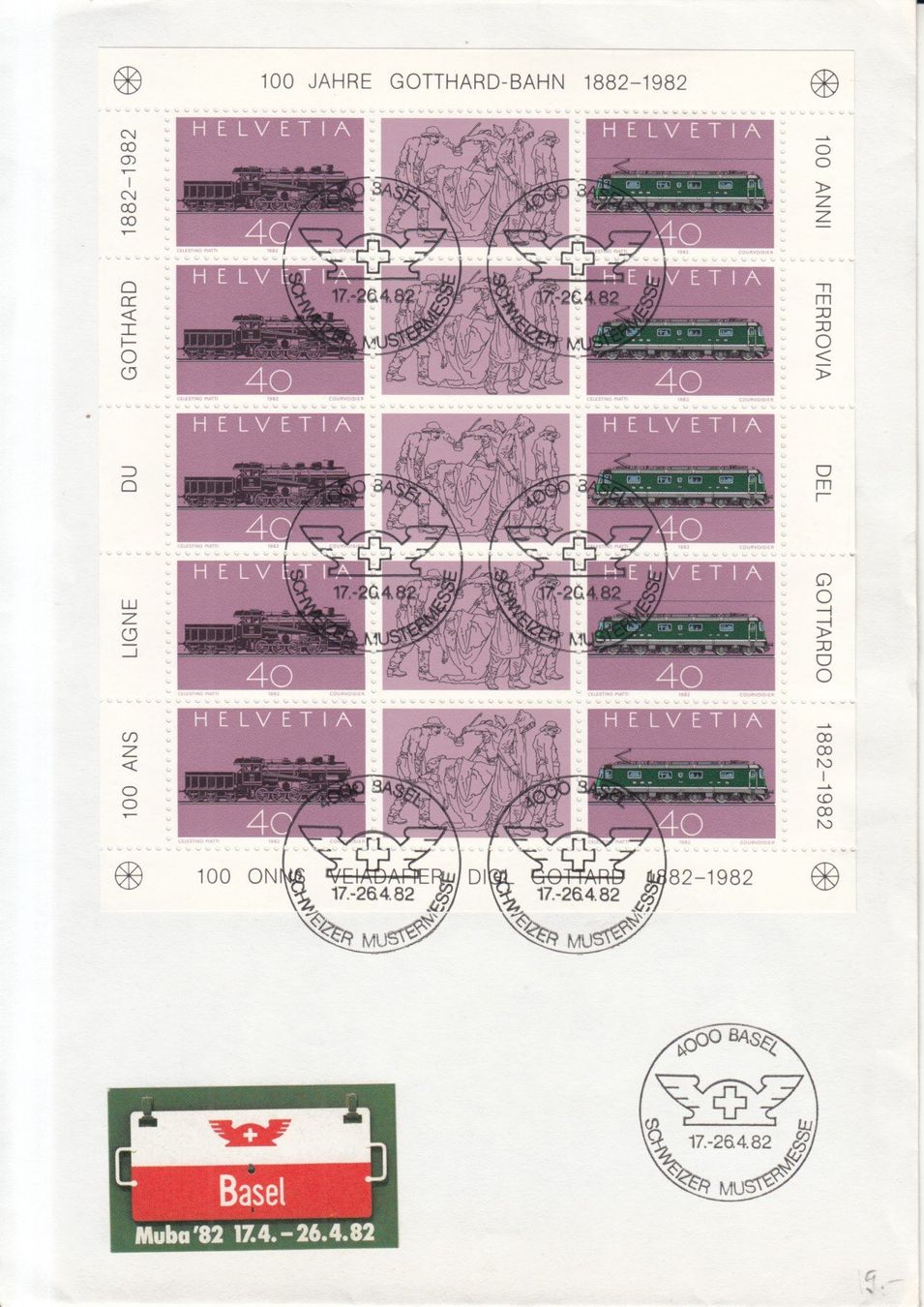 Tutti i francobolli: SBK SO75 mit Sonderstempel S. 1087  Grossbrief – Usato da Bürglen TG venduto da StampGraf