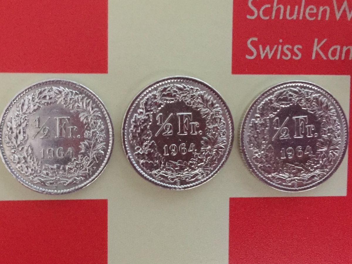 Tutti le monete: 1/2 Franken 1964 -vz/vz – Usato da Elsau venduto da herbybay 3