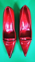 Schicke rote Lack-Pumps, Grösse 38, neu