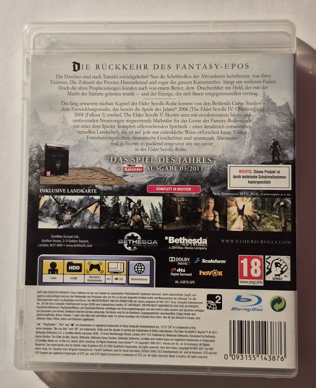 Giochi: Skyrim - The Elder Scrolls V - PS3 – Usato da Sissach venduto da _uller 1