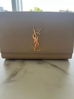 Original Saint Laurent (YSL) Monogramme Schultertasche Beige