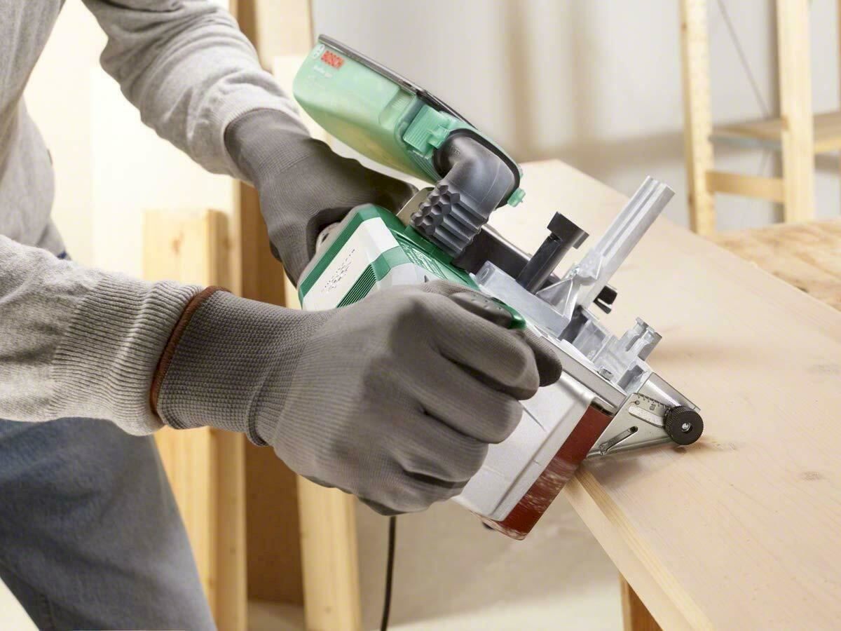 Bosch Smerigliatrici & Lucidatrici: Bosch Bandschleifer PBS 75 AE Set 750W – Nuovo e nell'imballaggio originale da Bottighofen venduto da zaap 5