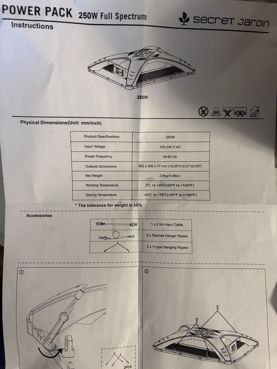 Lampade: 250 w full Spectrum dimable – Nuovo e nell'imballaggio originale da Vernier venduto da adr_v9d7 2