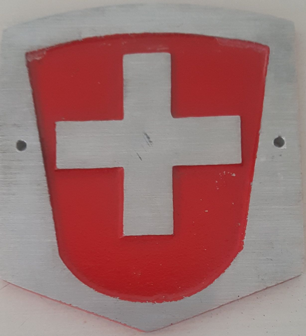 Insegne: Schild / Emblem Schweizerkreuz – Usato da Neuchâtel venduto da Blondy_73