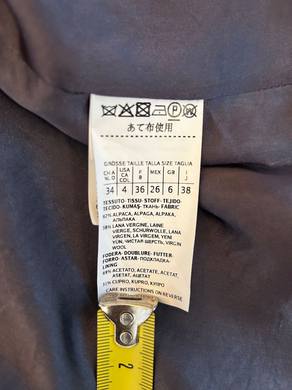 Max Mara Cappotti: Manteau 'S Max Mara gris Alpaca – Usato da GOCKHAUSEN venduto da chrismon 5
