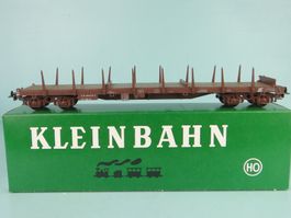 Kleinbahn H0 Rungenflachwagen, neuwertig