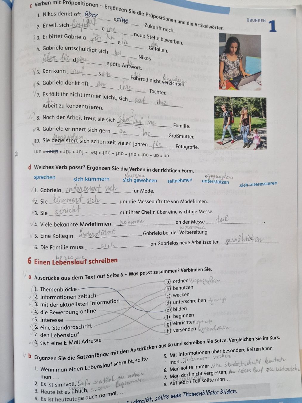 Libri: Linie 1 B1/B2 Deutschkursbuch – Usato da Dübendorf venduto da Olenaaa 4
