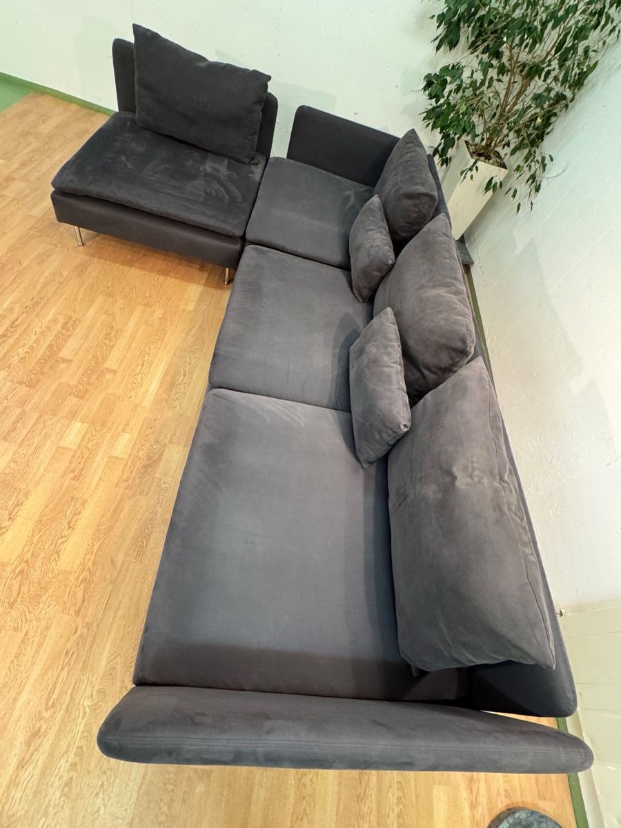 Sofas: Modular Ecksofa Gratis Lieferung Schwarz – Neu (gemäss Beschreibung) aus Fehraltorf von Sofalab.swiss 5