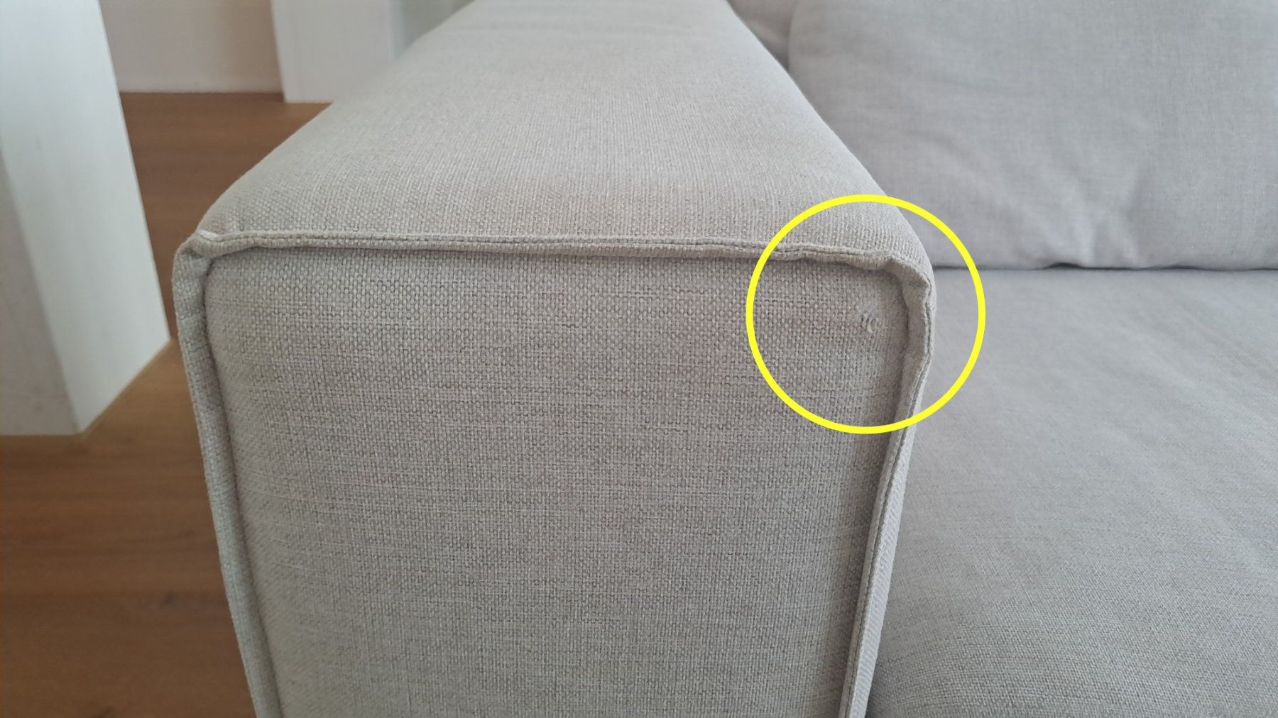 Pfister Sofas: Ecksofa hellgrau Stoff Brindisi Xora – D'occasion à Winterthur par mag_6zt2 6