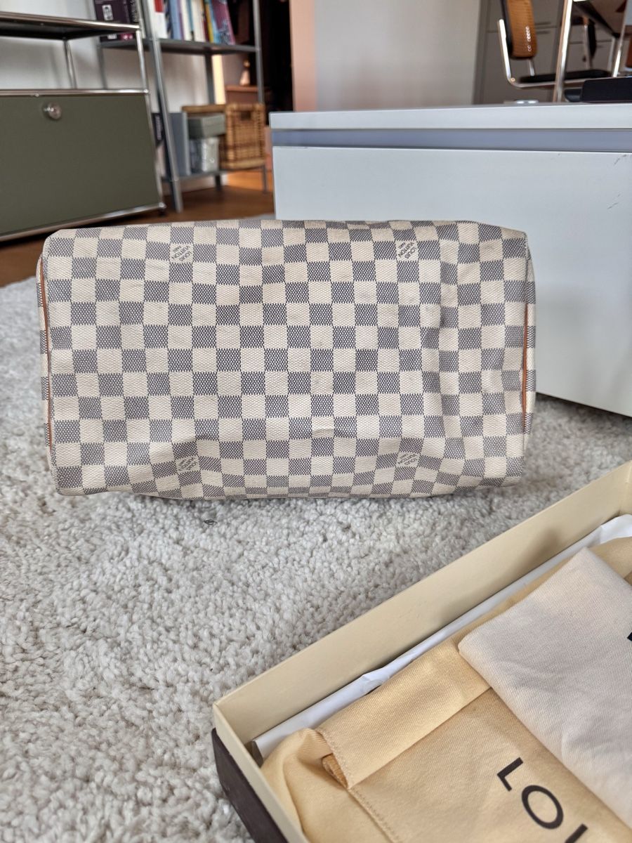 Louis Vuitton Borse da donna: Louis Vuitton Speedy 35 Damier Ebene – Usato da Zürich venduto da 7b6s 2