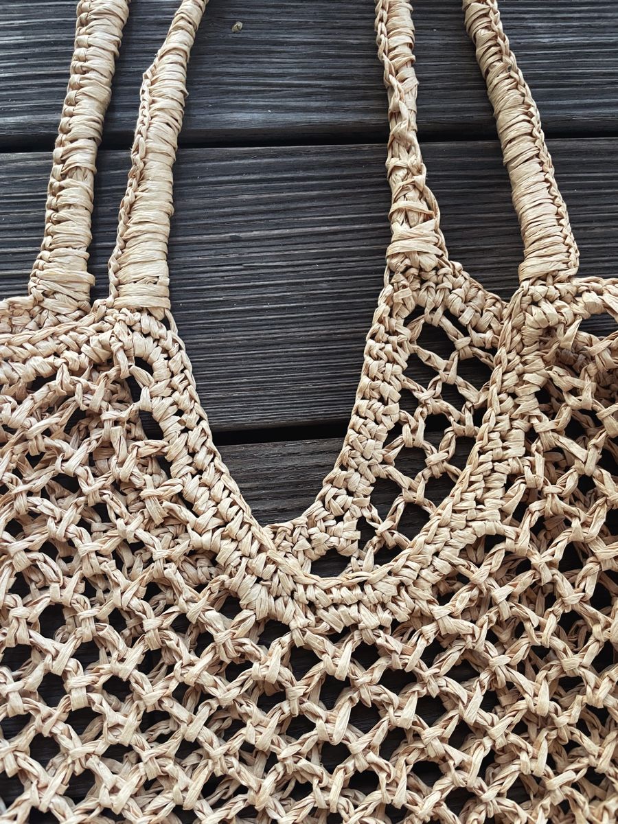 Borse da donna: Tolle Handgewebte Strohtasche, Sommer Basttasche, Shopper – Usato da Zürich venduto da t8w_gf5y 1