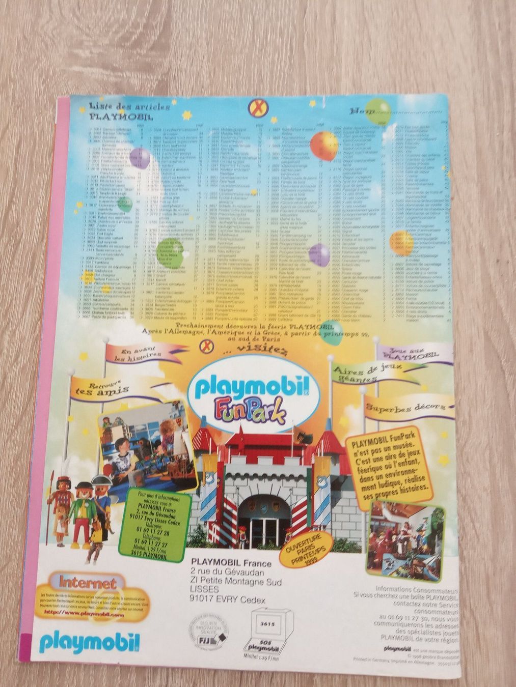 Documenti: Catalogue Playmobil 1999 FR – Usato da Champtauroz venduto da Ozu917 1