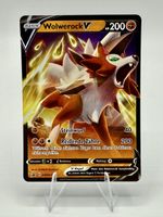 Pokémon Wolwerock Lycanroc V Holo Promo | SWSH199 Black Star
