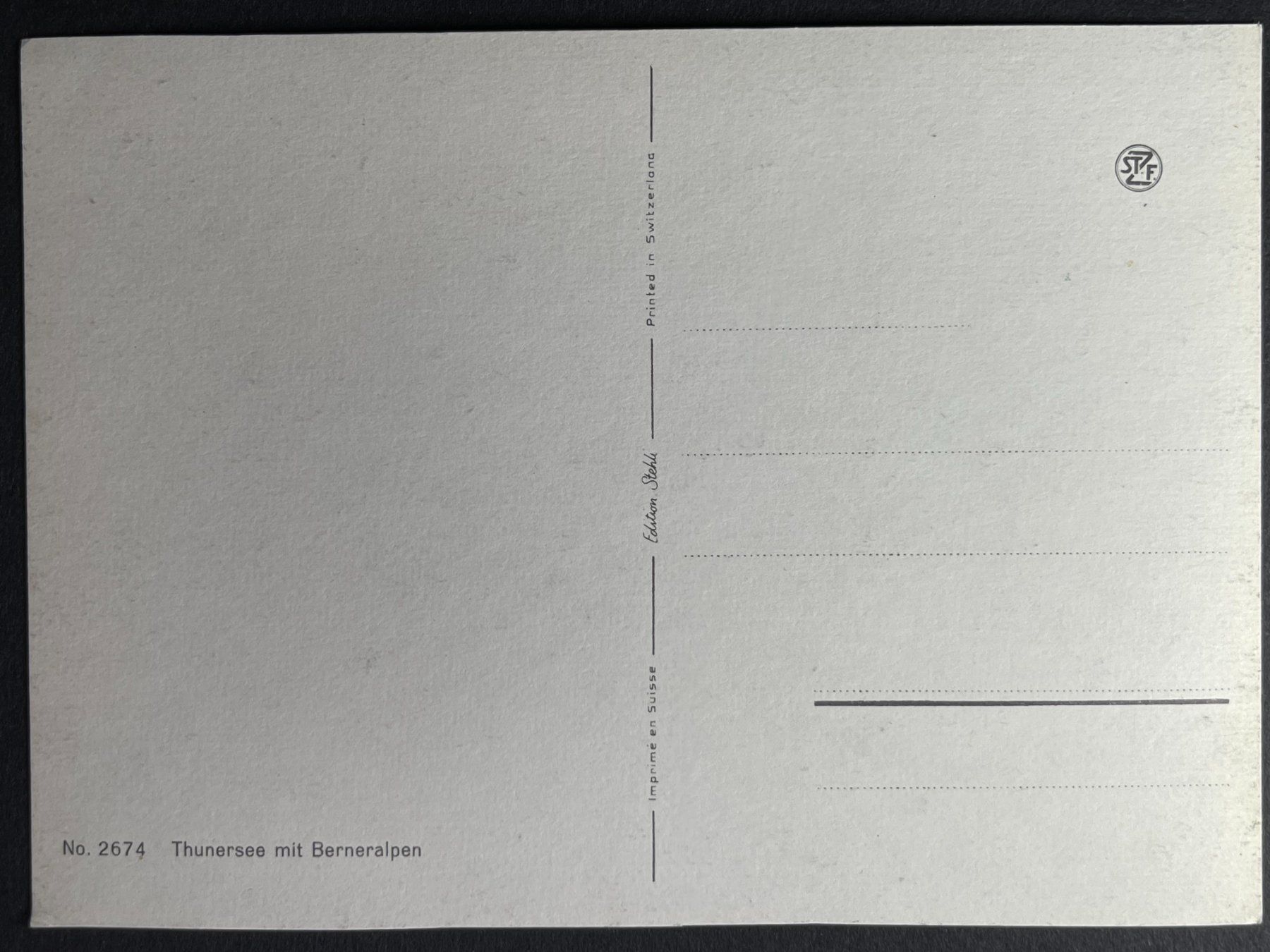 Cartes postales: Thunersee – D'occasion à Steg VS par _vinci_ 1