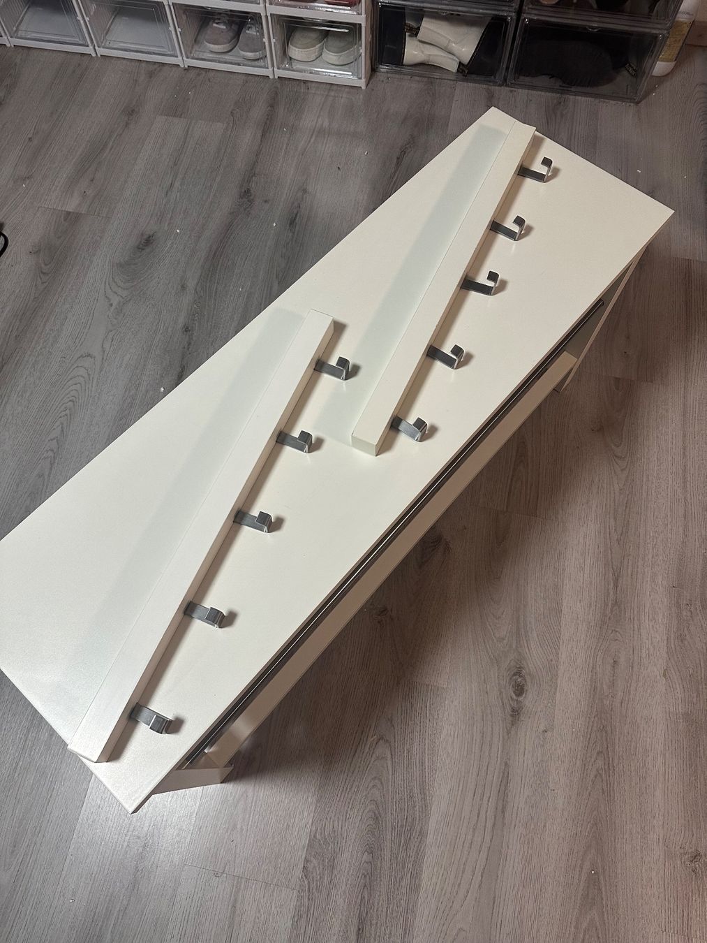 Ikea Panchine: Ikea Schuhablage + 2 Aufhänger – Usato da Biel/Bienne venduto da joy108 1