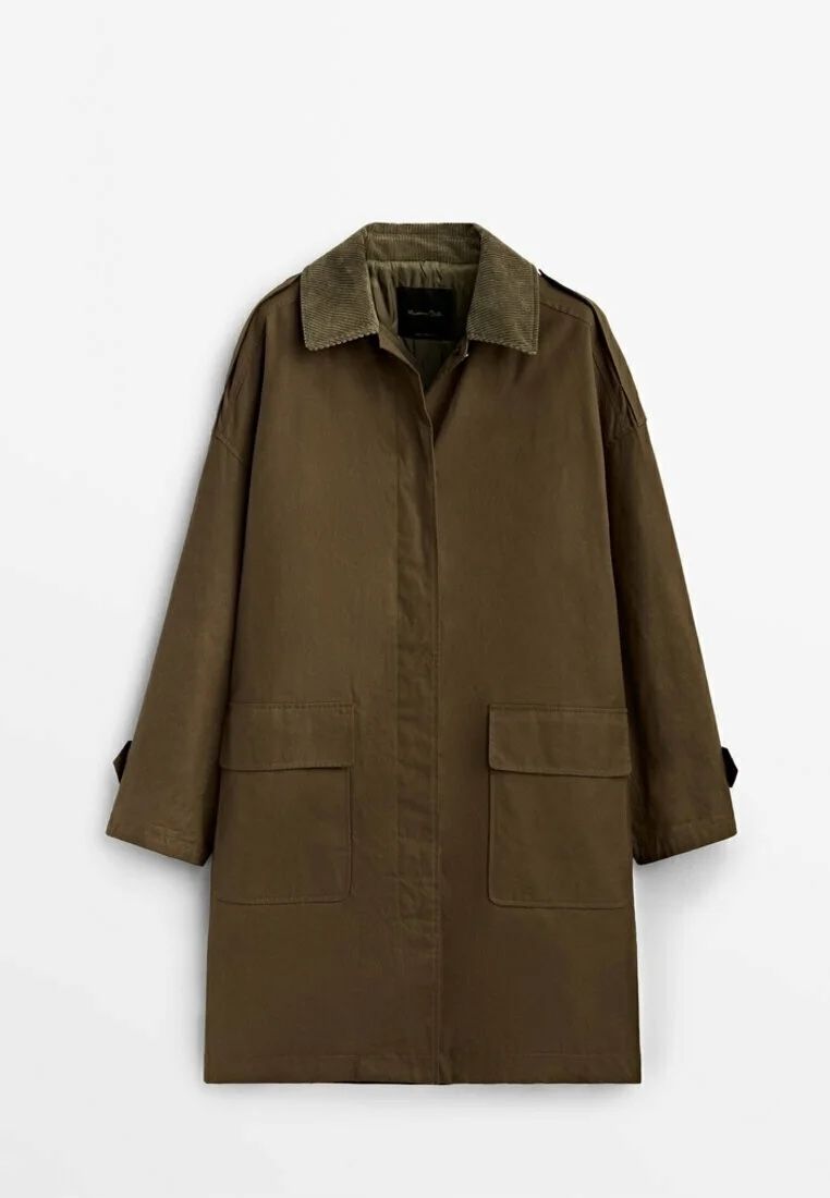 Massimo Dutti Cappotti: Massimo Dutti - Klassischer Mantel - khaki – Usato da Langenthal venduto da mar_d6xf
