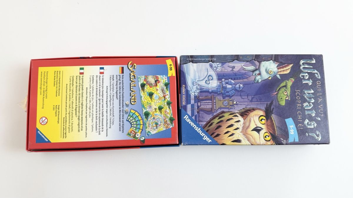 Ravensburger Giochi: Ravensburger Sagaland & Wer war's Brettspiele 2 Stk. – Usato da Schaffhausen venduto da Alinas-Kinderwelt 2