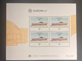 Portugal Azoren 1987 Europa Block CEPT Architektur postfr.