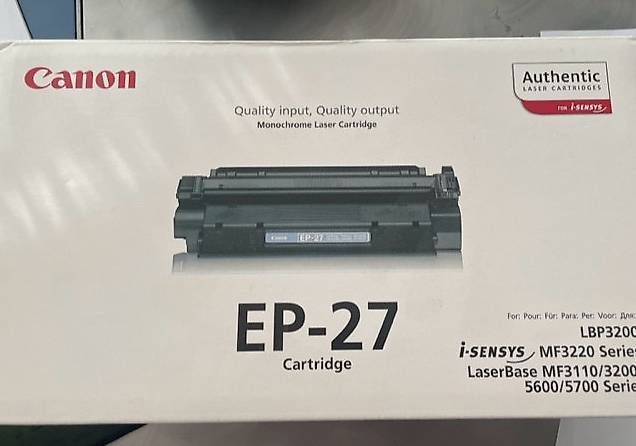 Canon Druckerpatronen & Toner: Canon E27 Toner schwarz – Neu und originalverpackt aus Zürich von gebi77