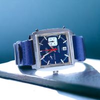 Magnificent Vintage Heuer Monaco Steve McQueen Vintage Rare'