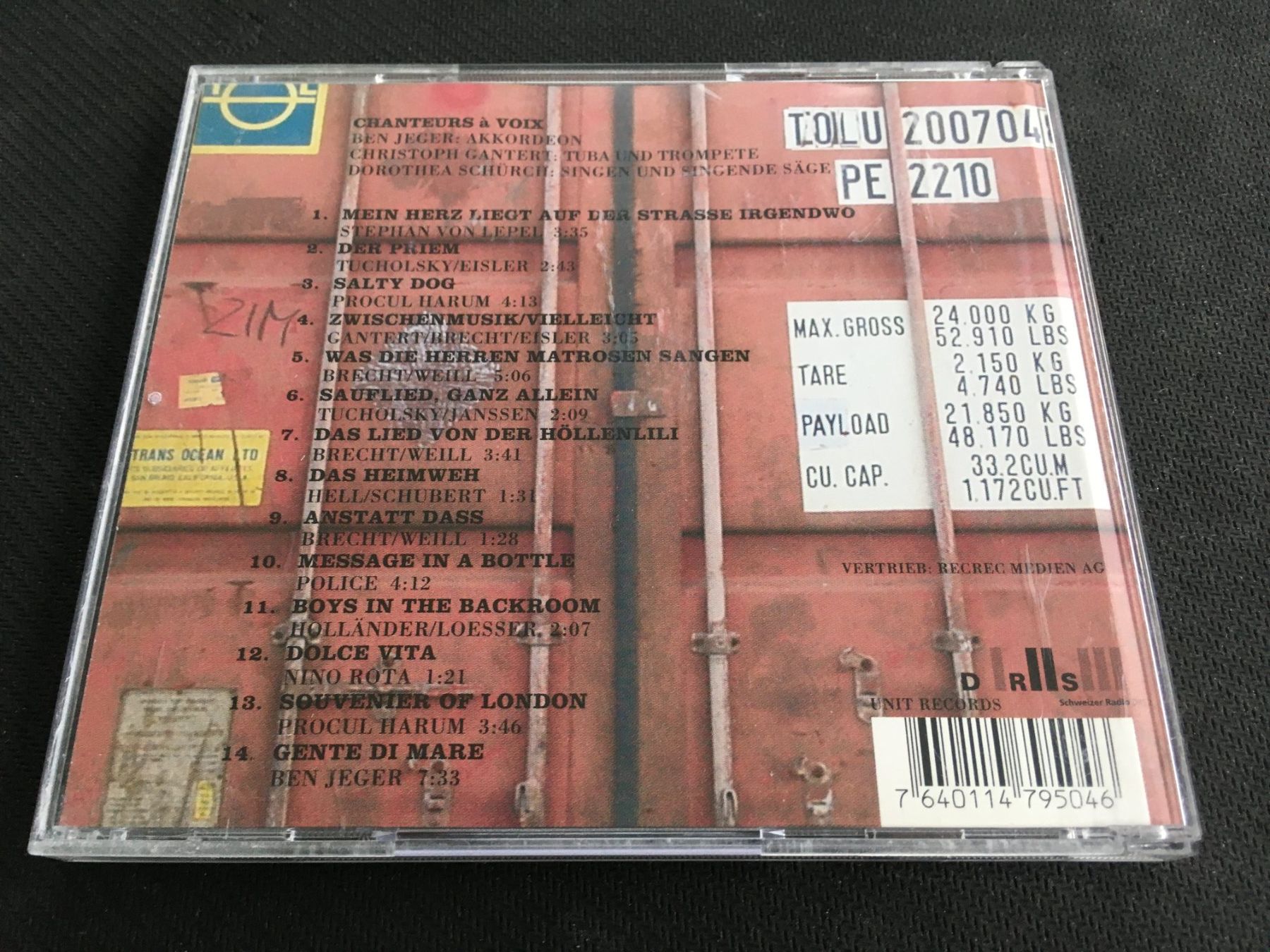 CDs: Chanteurs À Voix - Navy Cut -CD- – Gebraucht aus St.Gallen von MedienJoe 2